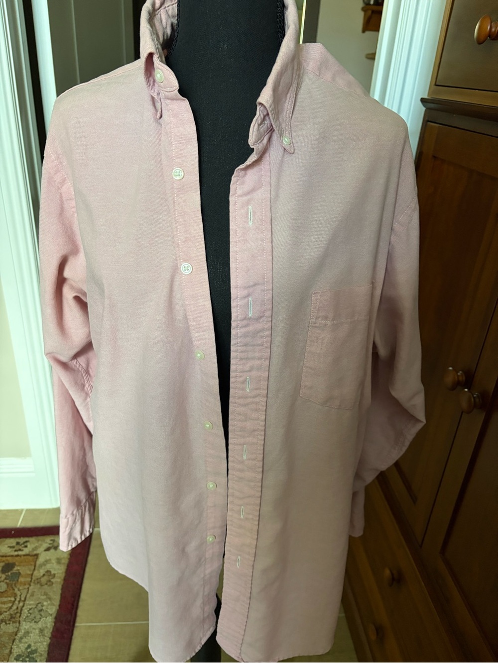 Arrow Men's Light Pink Button-Down Shirt - Picture 2 of 4